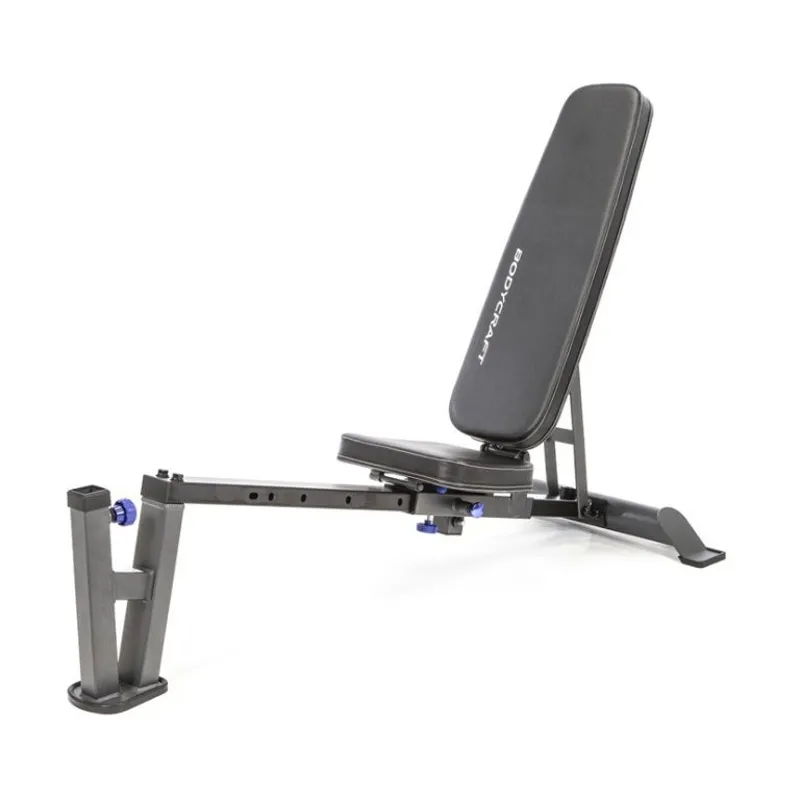 Bodycraft F704 Flat/Incline/Decline Pop-Pin System Bench with Wheels