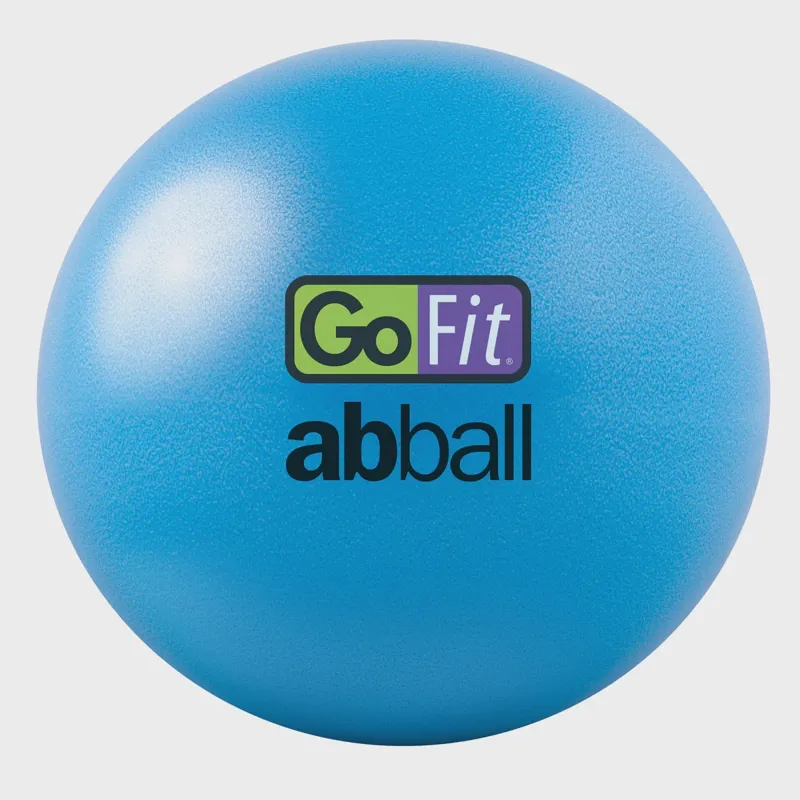GoFit 20cm Core Ab Ball with Training DVD and Inflation Tube - Blue-3