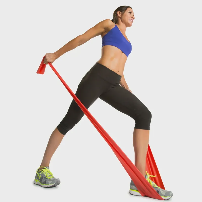 GoFit Power Flat Bands - 3 Levels of 4' Flat Bands and Training Manual-1