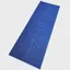 GoFit ALIGN Yoga Mat with Yoga Pose Wall Chart 3.5mm 24 x 68 - Blue