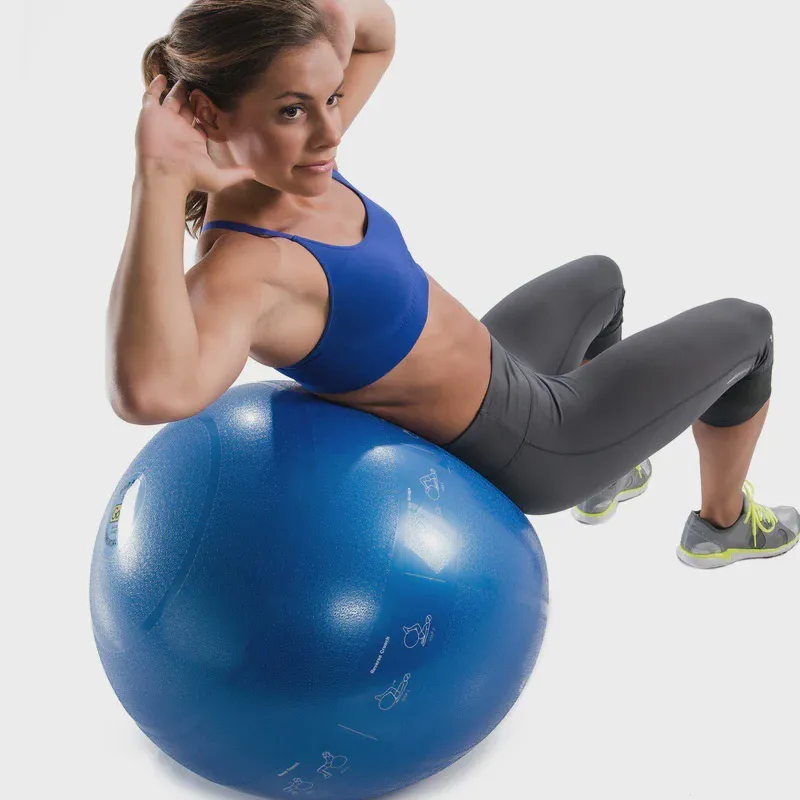 GoFit Guide Ball-Pro Grade 55cm 2000lb Stability Ball - Blue-1