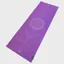 GoFit ALIGN Yoga Mat with Yoga Pose Wall Chart 3.5mm 24 x 68 - Purple