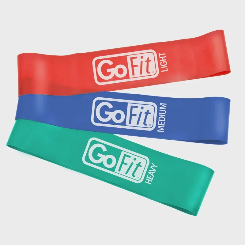GoFit Power Loops - 3 Lower Body Bands with Training Manual