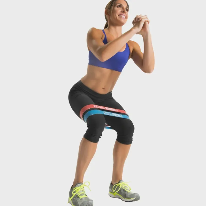 GoFit Power Loops - 3 Lower Body Bands with Training Manual-3