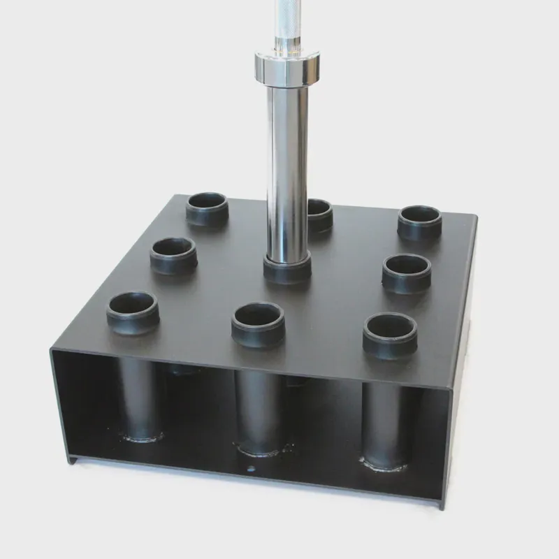 Kamparts M2300B Bar Holder - Holds 9 Olympic Bars-1