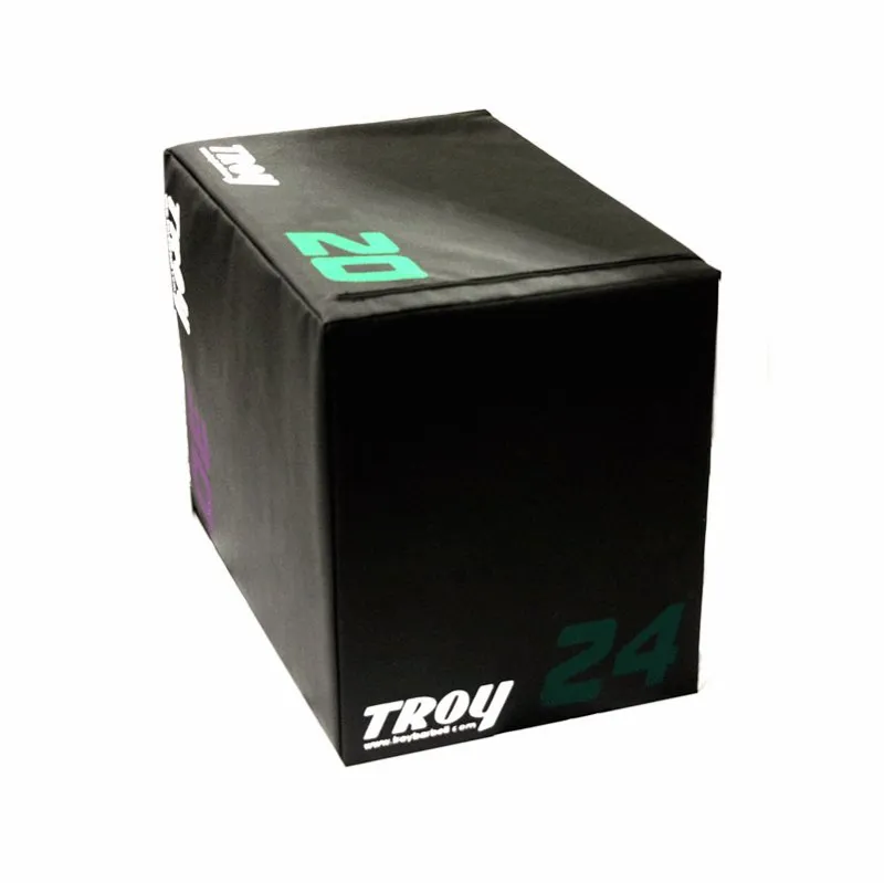 Troy Soft Foam 3-Sided Adjustable Plyo Cube - Heights: 20 24 and 30