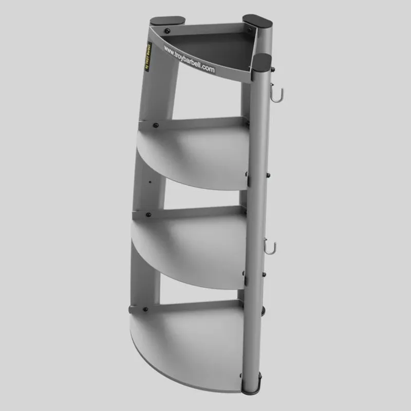VTX GKBR-3 Vertical 3 Tier Kettlebell Rack With 4 Hooks Tray